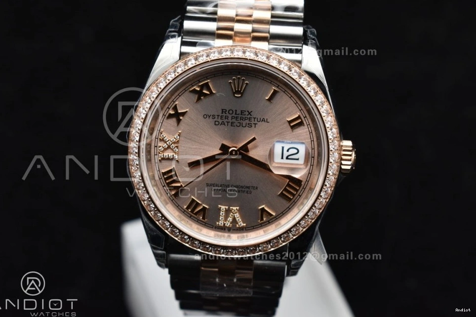 DateJust SS on Jubilee RG 36 Dial 904L 126281rbr VSF Roman VS3235 1:1 Steel Bracelet Edition Best 0215